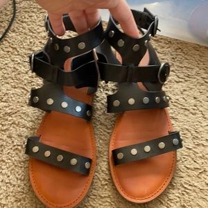 Black sandals